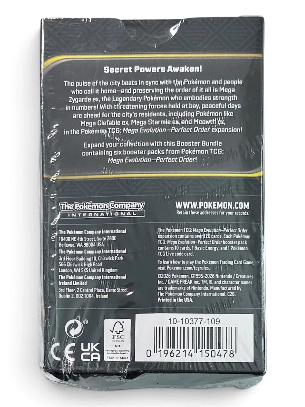 Pokemon Mega Evolution Perfect Order Booster Bundle